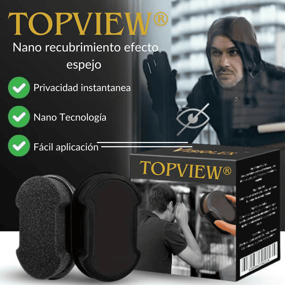 Top View - Recubrimiento nanotecnológico de espejo unidireccional